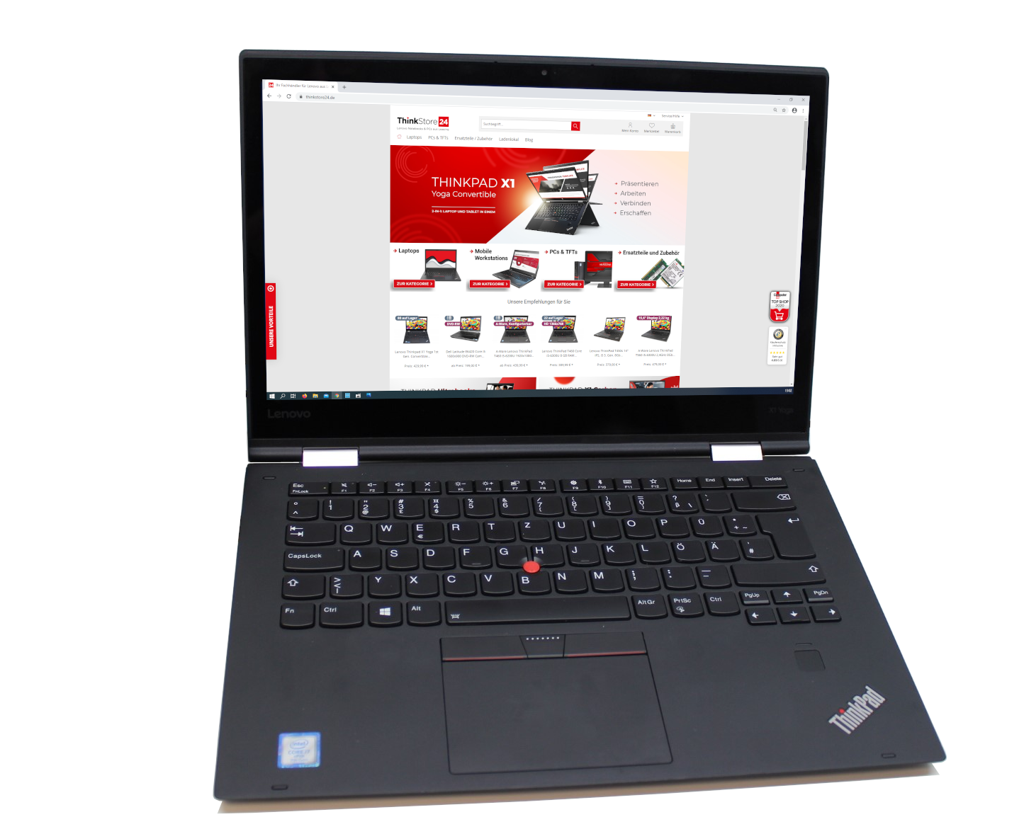 Lenovo Thinkpad X1 Yoga 2nd Convertible i7-7600U 16GB 128GB SSD FHD IPS`