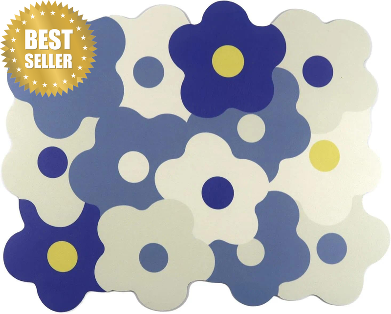 Waterproof Pet Food Mat for Dogs and Cats, Non-Slip Feeding Mat with Floor Prote