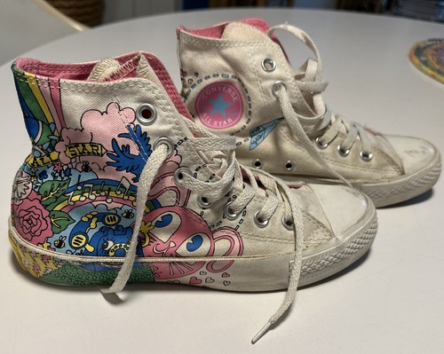 Converse ALL STAR 1984年 USA製 アート tee CONVERSE ALL STAR R Ukiyoe Print Hokusai HI 1SD718 (Skull