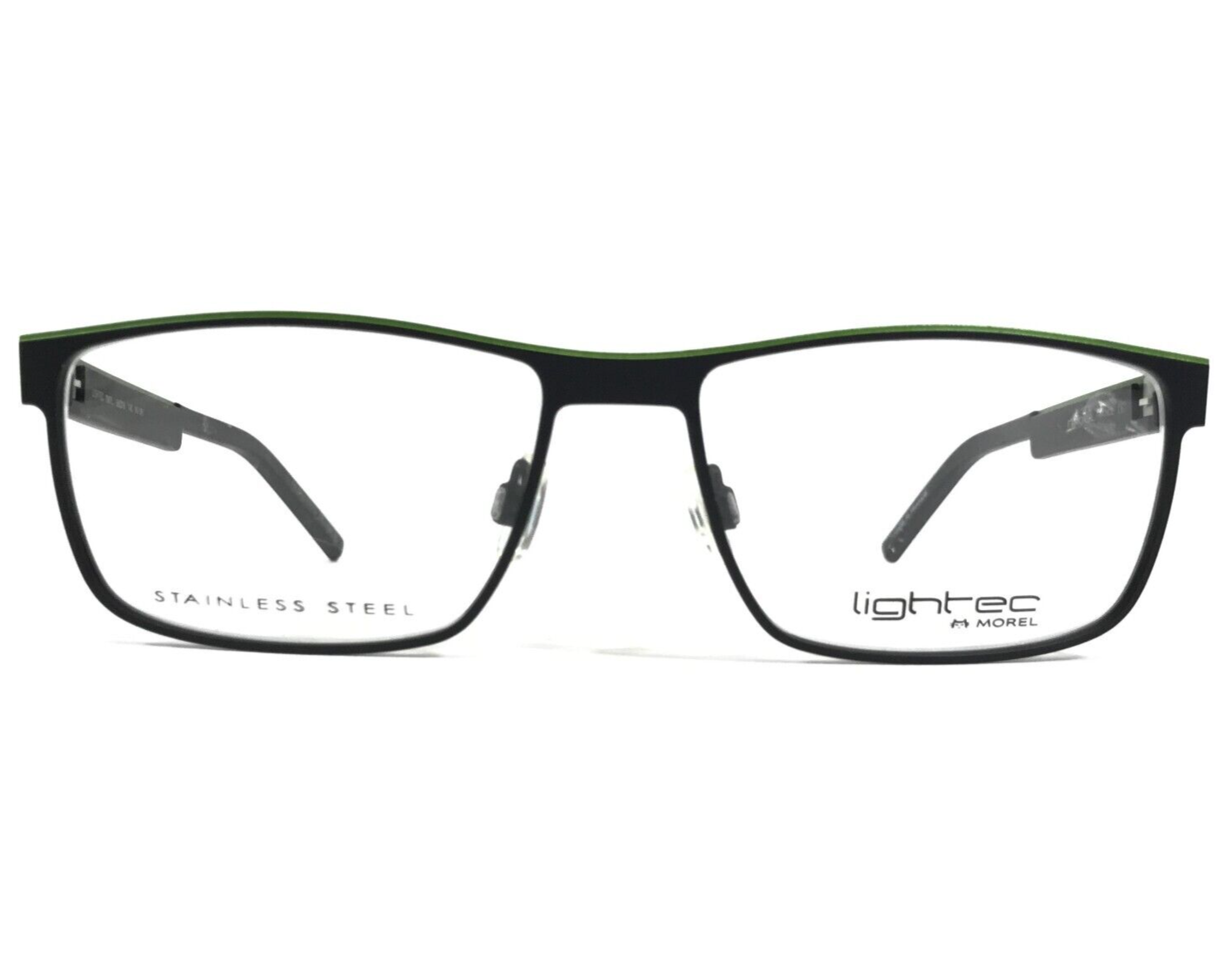Morel Eyeglasses Frames LIGHTEC 798L NV 061 Black Green