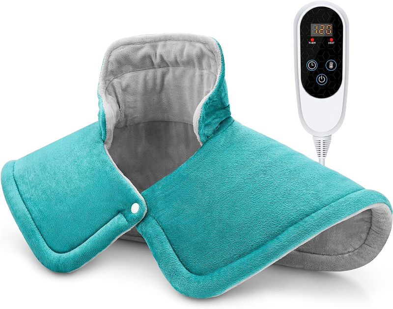 For Neck And Shoulders, 2lb Weighted Neck Heating Pad For Ba