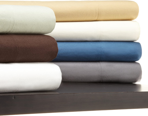 Pinzon Signature Cotton Heavyweight Velvet Flannel Pillow ...