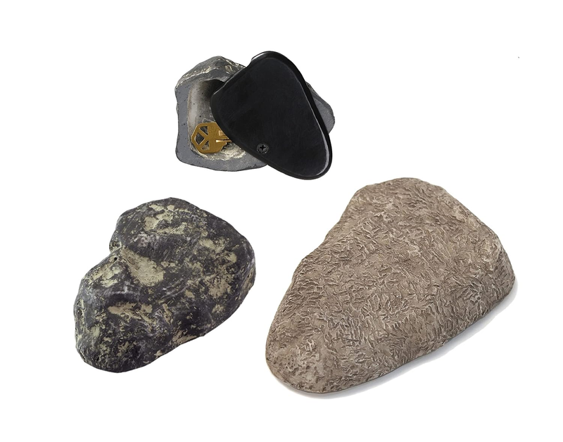 Rock Key Hider, Cash Hider, Medium, Pack of 1, Brown or Gray