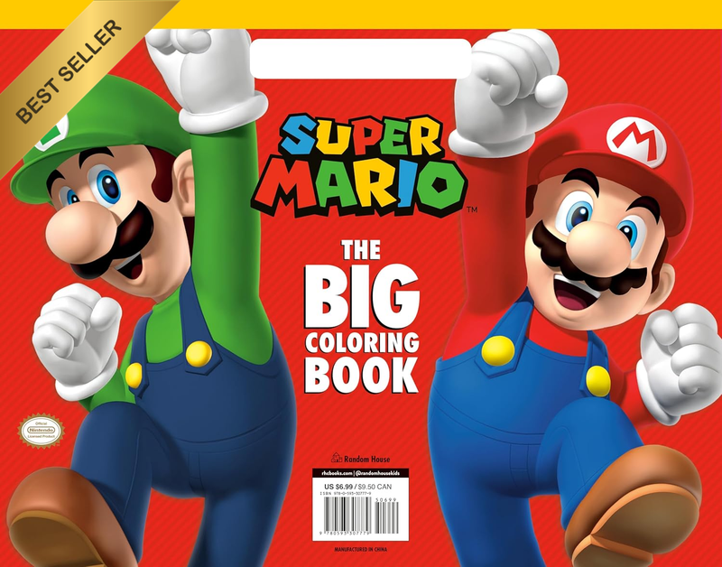 Super Mario: the Big Coloring Book (Nintendo)
