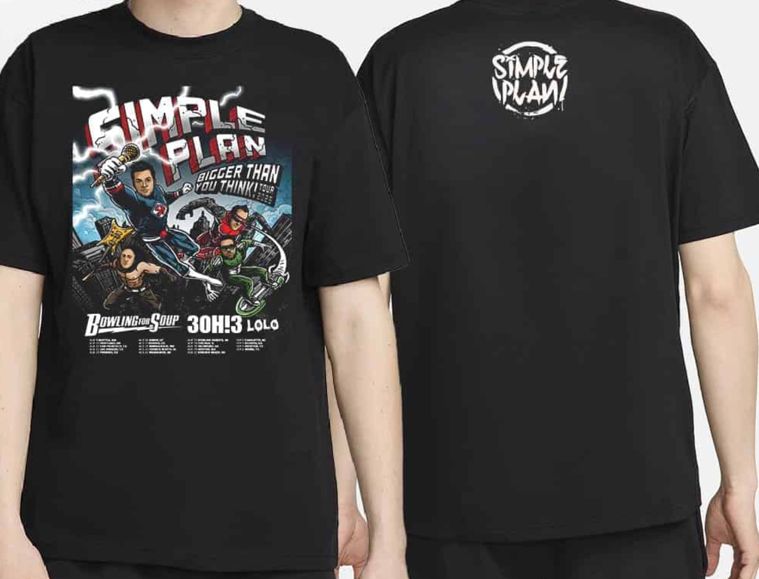 Simple Plan Bigger Than You Think Tour 2025 Coming Across Us