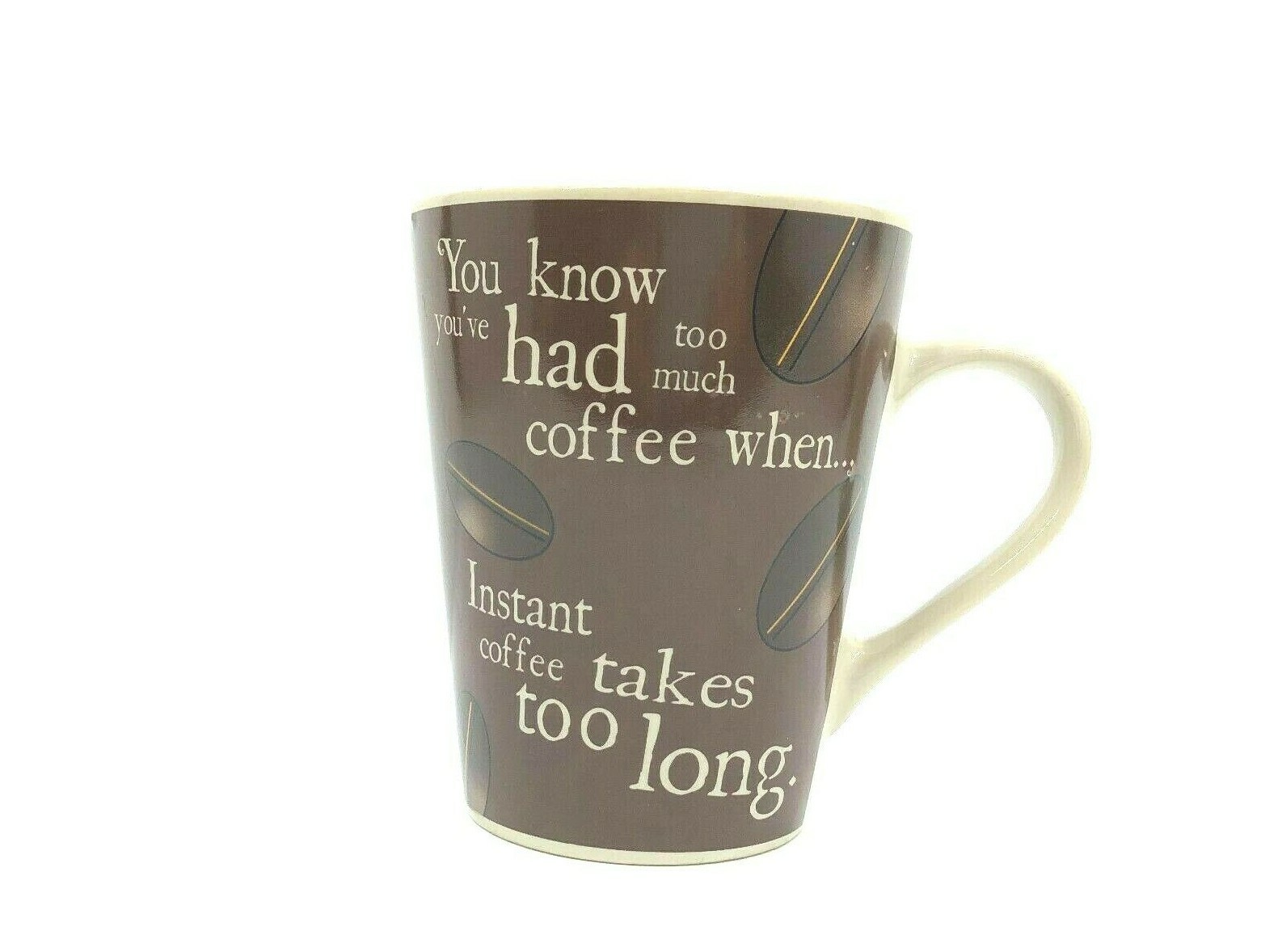 Boston Warehouse Trading Coffee Mug You Know You've Had Too Much Coffee When