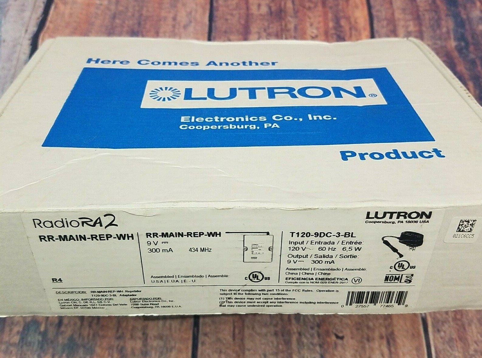 Lutron Radio RA2 Main Repeater Standard Switches