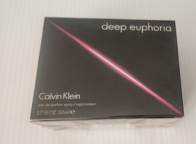 Deep Euphoria For Women By Calvin Klein Eau de Parfum Spray 1.7 fl oz 50 Ml Rare