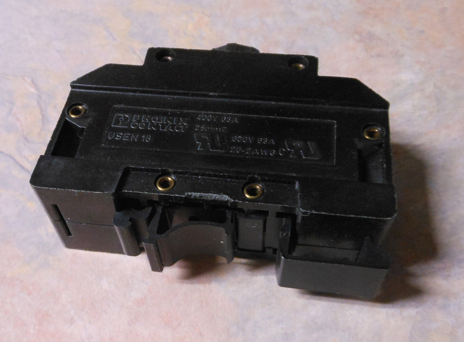 Phoenix Contact USEN 18, USEN18, 0911157, fuse terminal block, Neozed, DIN, new