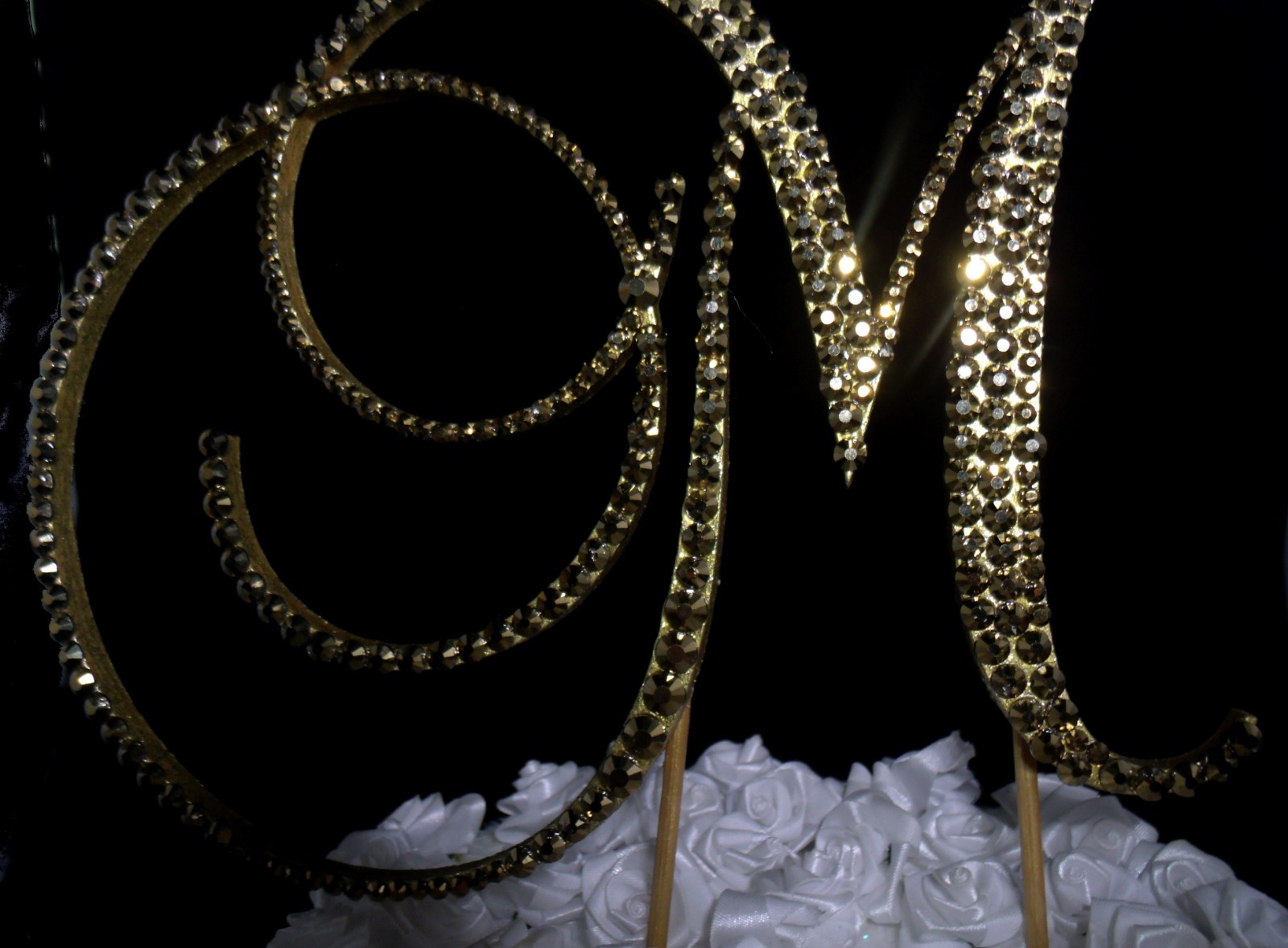 Gold Foiled Glass Crystals 6