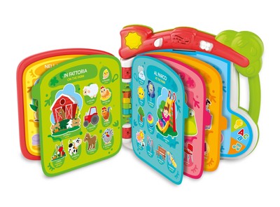 Clementoni - Baby Scopro The World in 100 Interactive, 1 Year Electronic Speakin