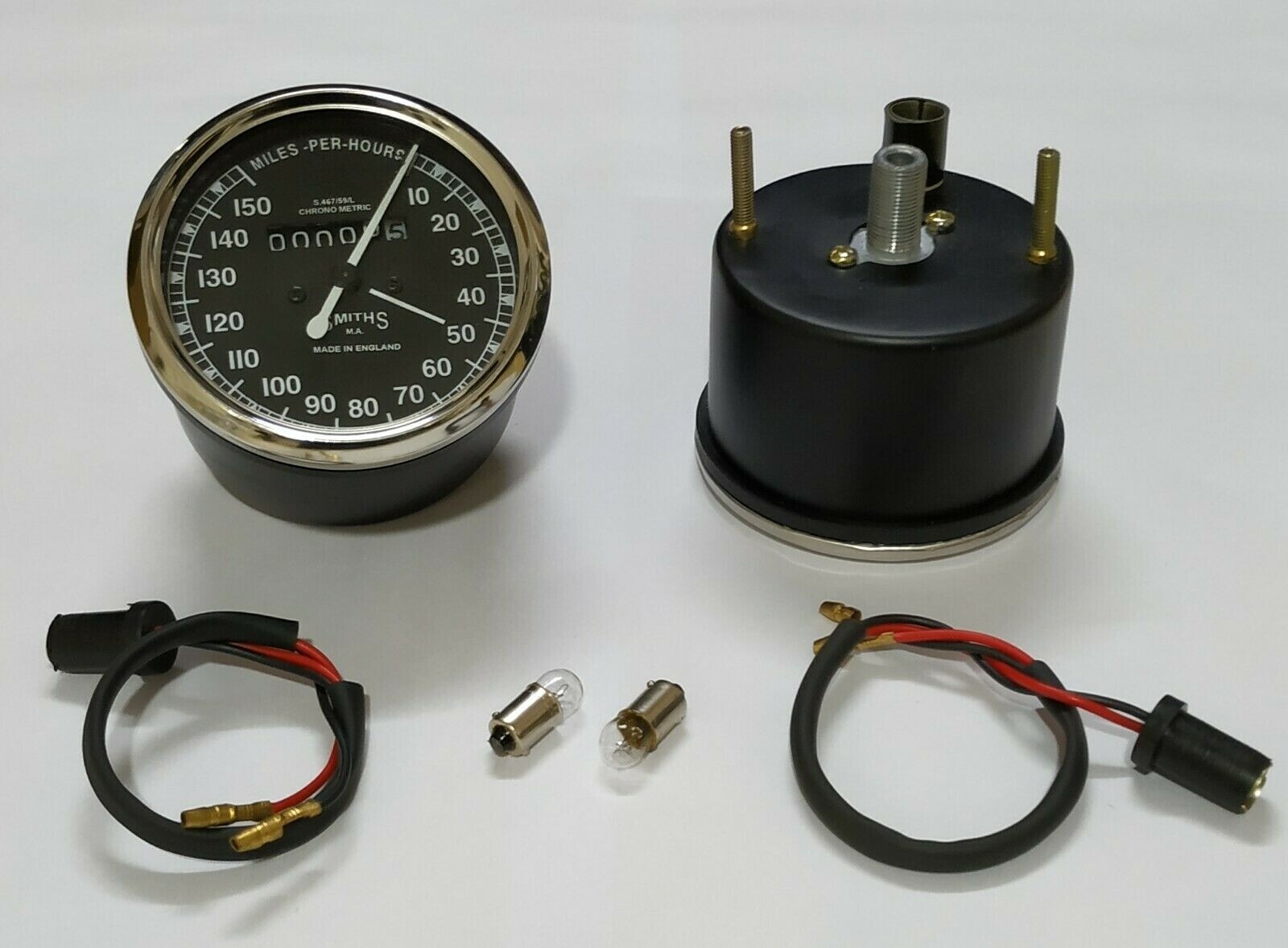 SMITHS REPLICA 150 MPH SPEEDOMETER 8,000 RPM TACHO SPEEDO FOR NORTON TRIUMPH 