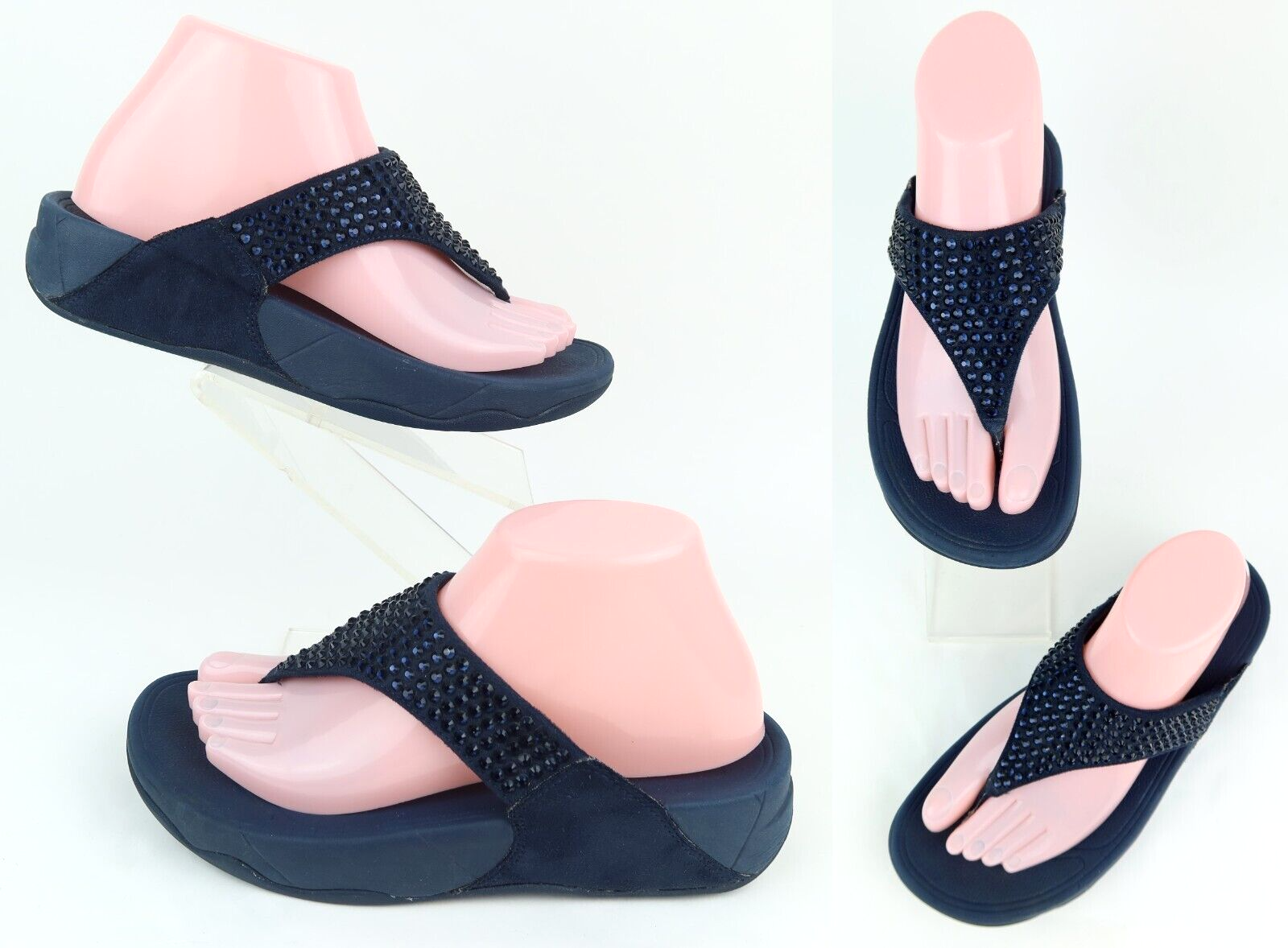 フィットフロップ Amazon.com | Fitflop Men's Flip Flop Sandals, Blue Midnight