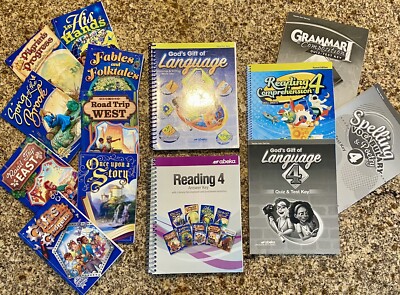 Abeka 4th Grade Language Reading Grammar Spelling Homeschool Curriculum