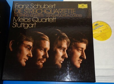 Melos Quartet SCHUBERT The String Quartets - DG 7 LP set 2740 123