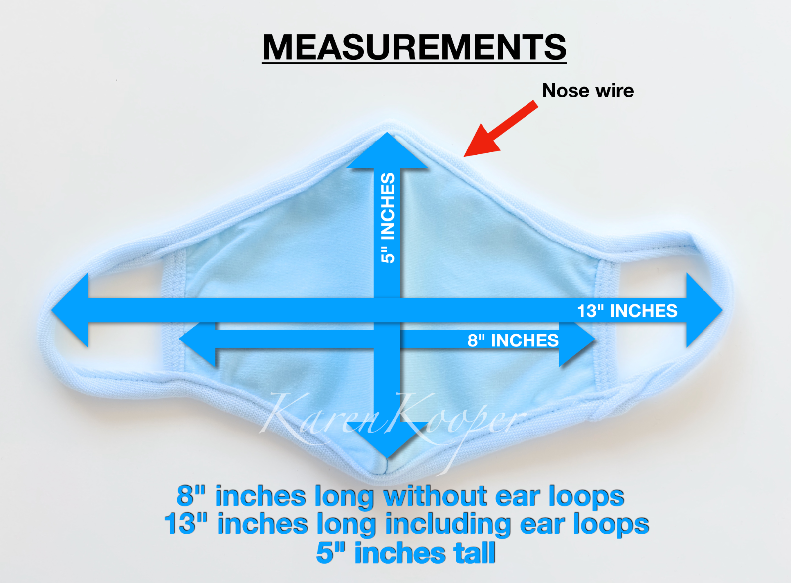 3 Pcs Blue Face Mask Cotton Double Layer Cover Washable Reusable Unisex USA