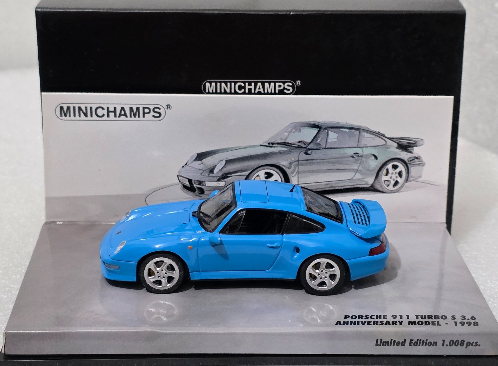 ミニカー 1/43 Porsche 911 Turbo 1977 / PMA Minichamps Porsche 911 Turbo 1977 Gray Metallic 1 43 for