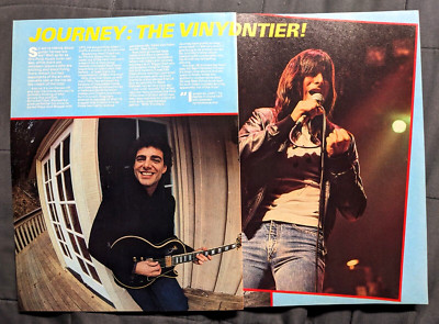JOURNEY / STEVE PERRY / THE VINYL FRONTIER 2 PAGE MAGAZINE ARTICLE COMPLETE