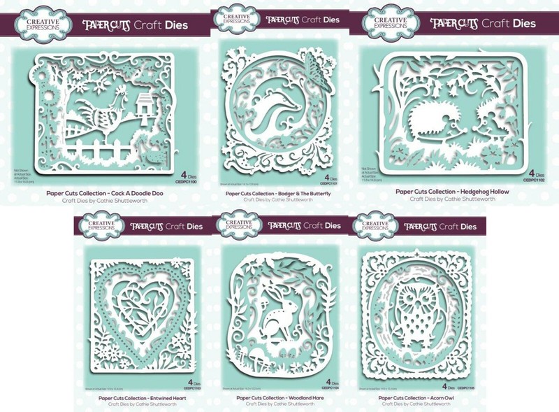 Creative Expressions - Paper Cuts Animal Collection - Cathie Shuttleworth