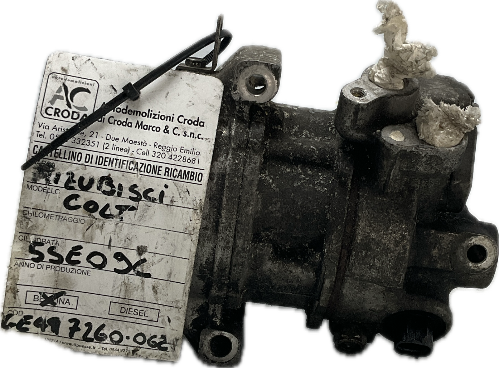 Compressore clima aria condizionata MITSUBISHI COLT GE4472600621 2007