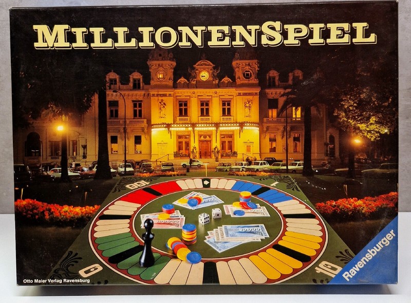 Millionenspiel Ravensburger Brettspiel 1982 WÃ¼Rfelspiel Gesellschaftsspiel 