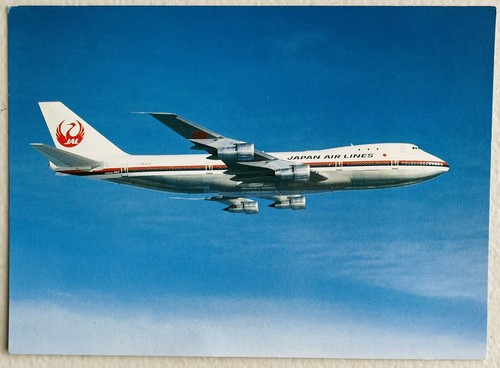 JAPAN AIR LINEDC10ポストカード JAL Japan Airlines Postcard - Boeing 747 LR in Flight | eBay