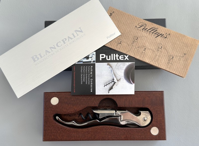 Blancpain Pulltex, Korkenzieher, WeinflaschenÃ¶Ffner, Folienschneider, Neu