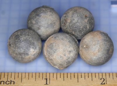 5 x WW1 Original Relic Shrapnel 16 mm // 0.62 inch