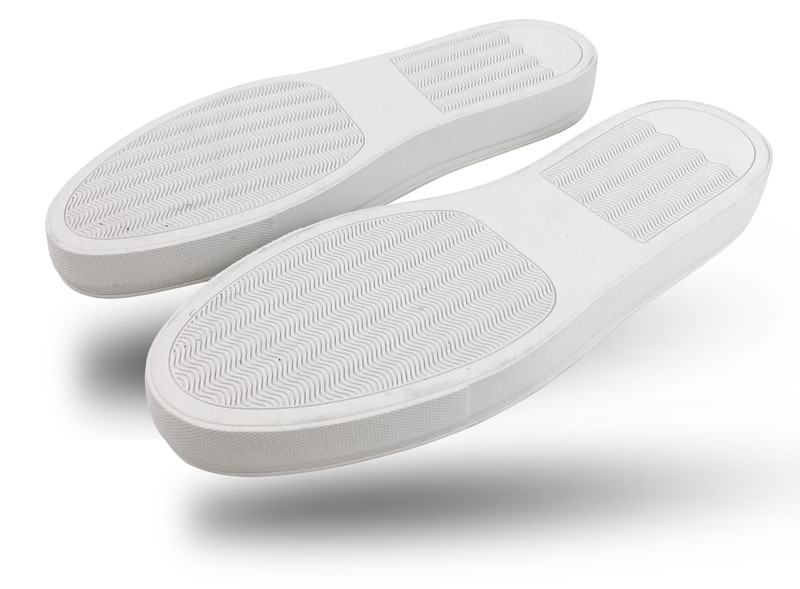 Shoe Soles Rubber White - DIY Sport Sneaker Outsole -