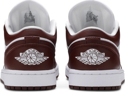 Pre-owned Jordan [dc0774-116] Womens Air  Retro 1 Low 'team Red (women's)' In White/team Red