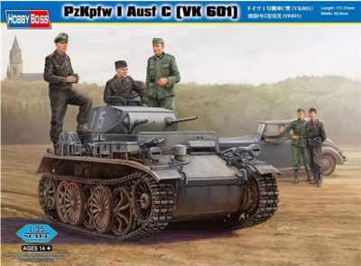 HOBBY BOSS 82431 1:35 German PzKpfw I Ausf C (VK 601) Plastic Model Kit