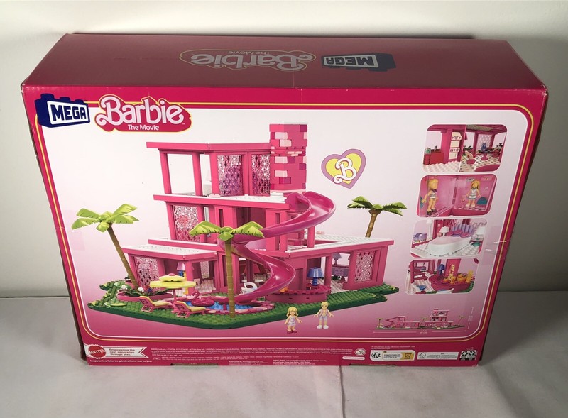 Mega Mattel Barbie The Movie Dreamhouse Building Block Set 1795