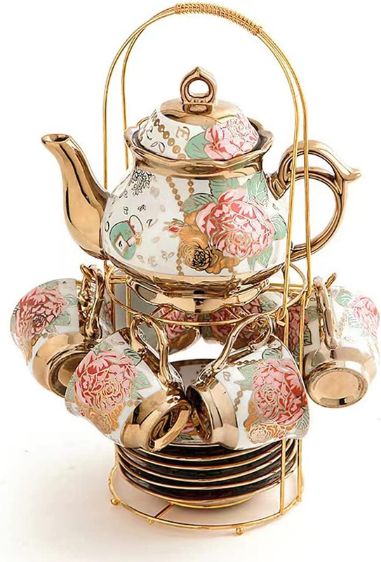 Set, Vintage Tea Set With Teapot, Beau