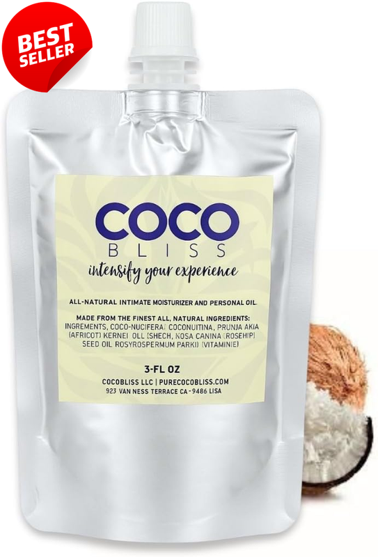 Natural Coconut Oil Personal Lubricant Intimate Moisturizer 3oz - US