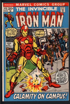 IRON MAN #45 7.0 // MARVEL COMICS 1972