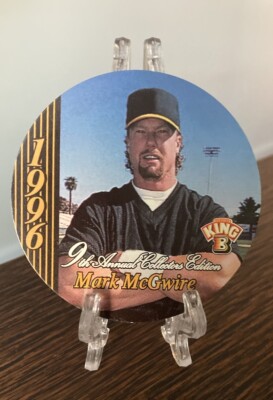 1996 King-B Collector's Edition Discs Mark McGwire #24 Legend Insert HOF?
