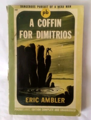 A COFFIN FOR DIMITRIOS Eric Ambler 1943 Pocketbook Edition Vintage Paperback