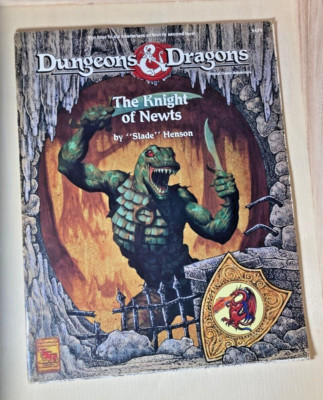 THE KNIGHT OF NEWTS No Map #9434 Module D&D Dungeons Dragons TSR Adventure AD&D