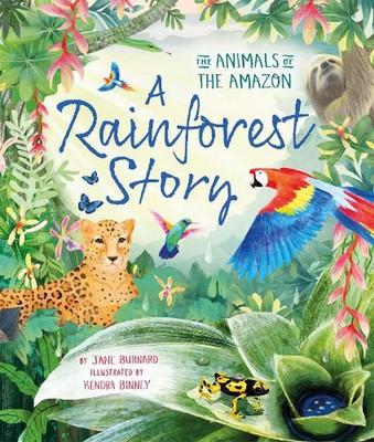 A Rainforest Story: The Animals of the Amazon by Jane Burnard Hardcover Book