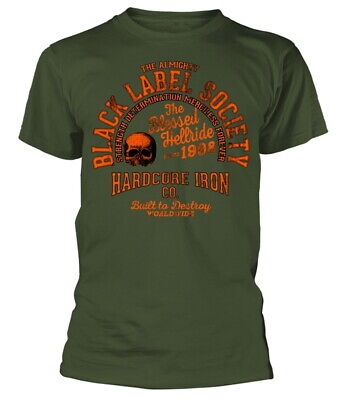 Black Label Society 'Hardcore Iron' (Green) T-Shirt - NEW & OFFICIAL!