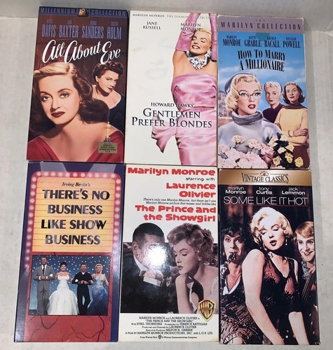 その他 Intimate Portrait: Marilyn Monroe [VHS] Marilyn Monroe VHS Lot Of 6 | eBay