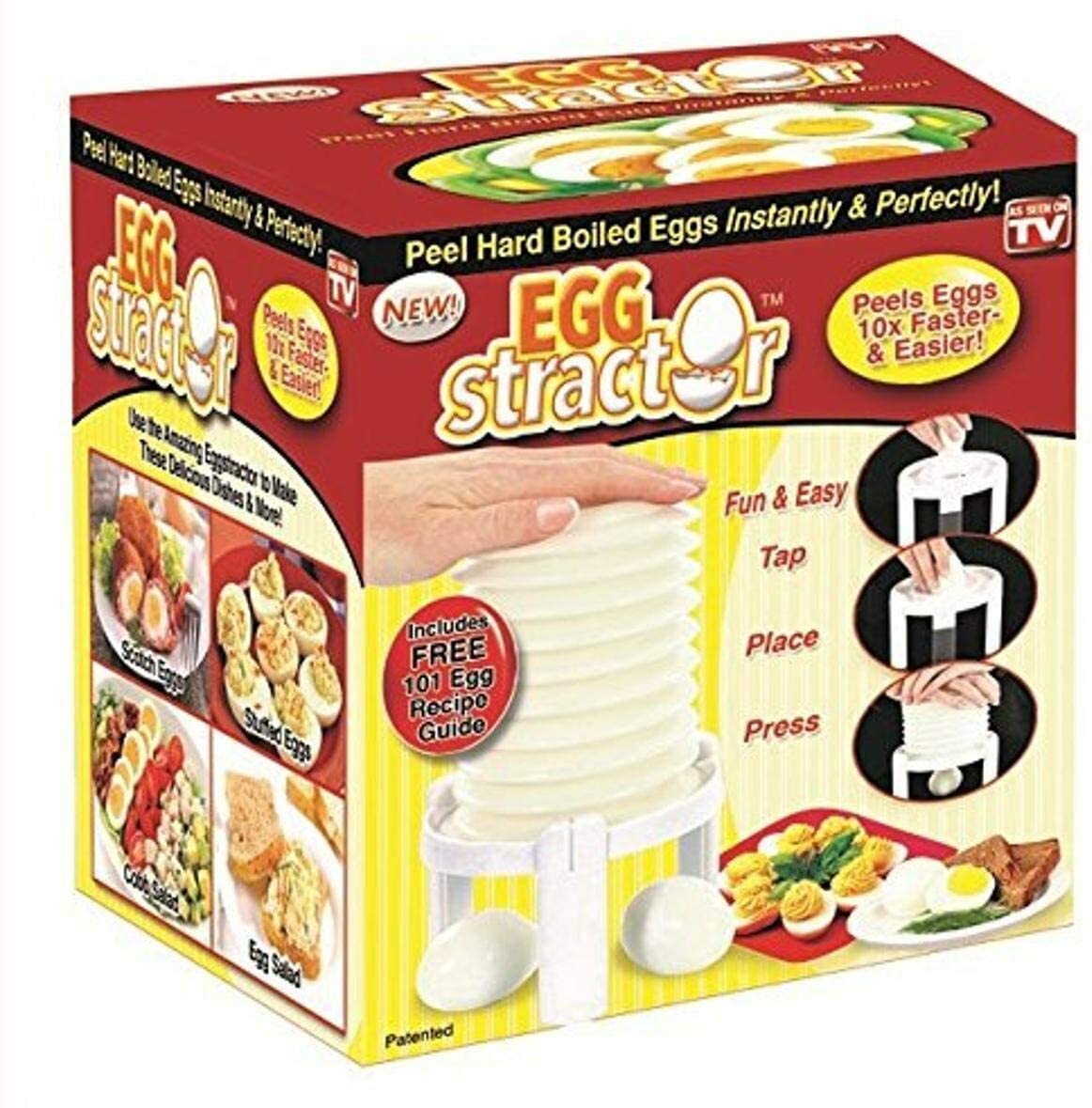 Eggstractor Egg Peeler, белый - как видно по телевизору