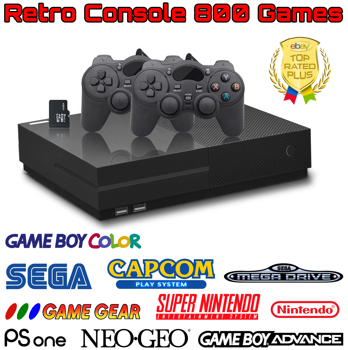 classic gaming console with 800 games