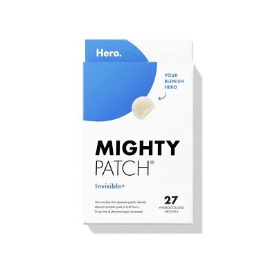 Mighty Patch Invisible from Hero Cosmetics - Daytime Hydrocolloid Acne(27Count)