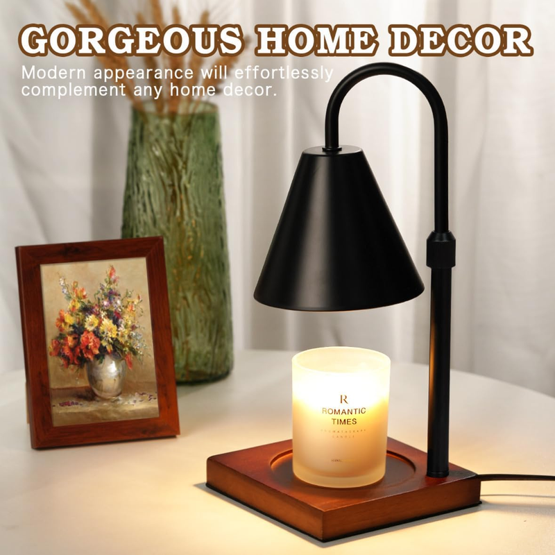 Modern Candle Warmer Lamp with Timer, Dimmable Candle Lamp Warmer, Birthday Gift