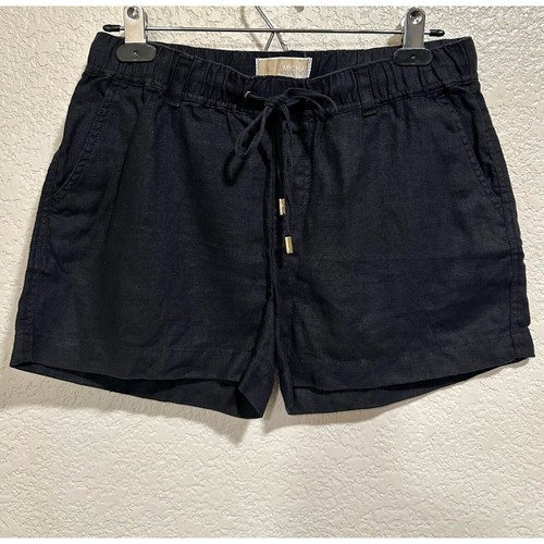 ショートパンツ Michael Michael Kors Black Pleated Leather Bermuda Shorts MICHAEL Michael Kors Pleated Denim Bermuda Shorts | Saks