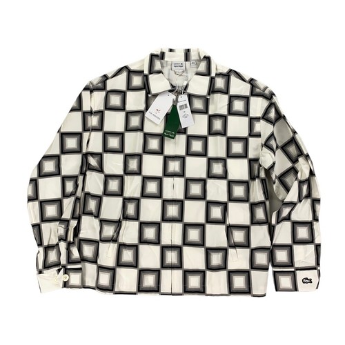 Lacoste Ricky Regal ブルーノマーズ トラックジャケットM NEW Lacoste x Ricky Regal Checkerboard Square Print Full Zip