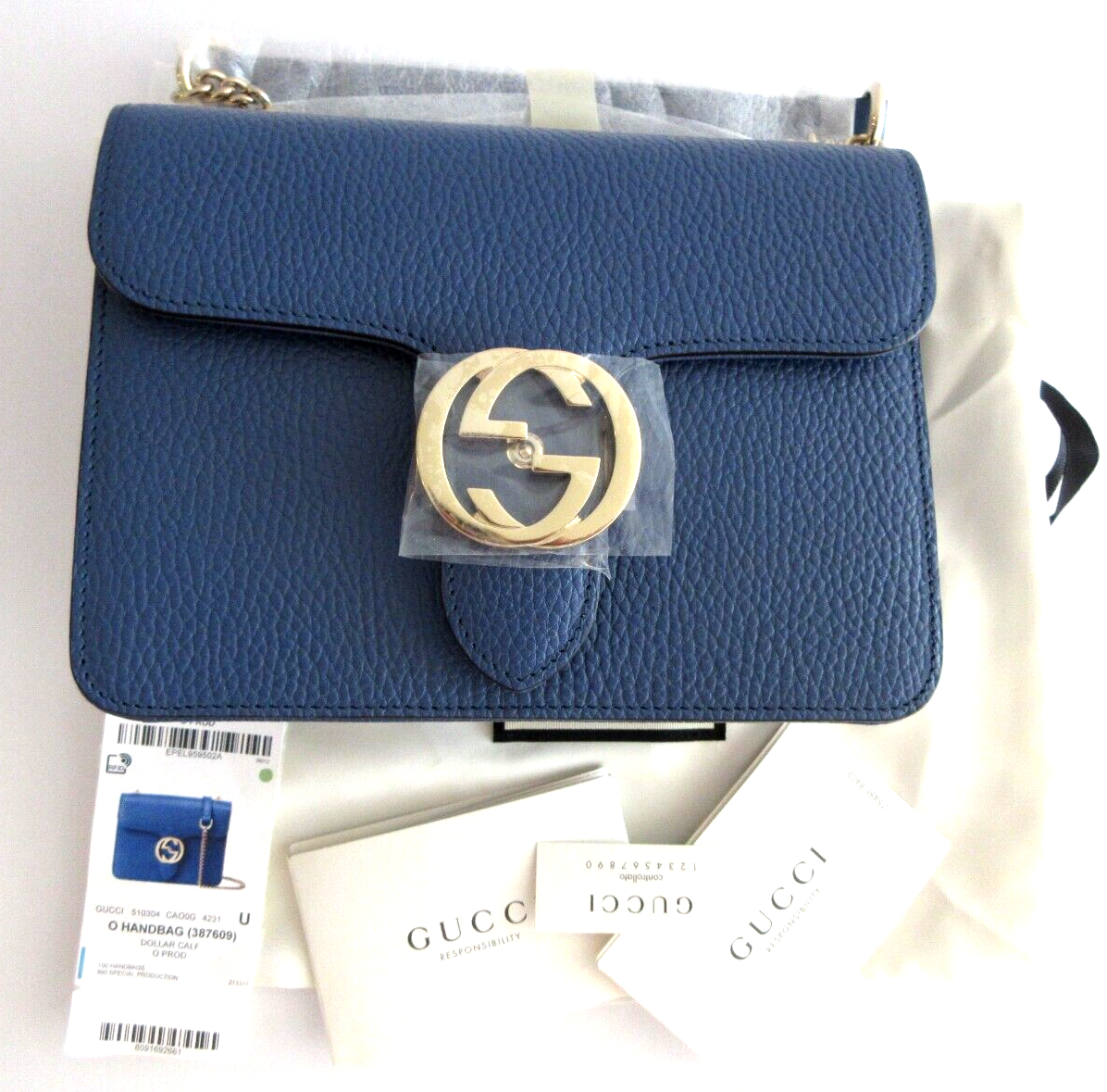 24PF new/GUCCI オフィディアGGミニベルトバッグ Bag Blue Gucci Blue GG Nylon Off The Grid Top Handle Mini Crossbody