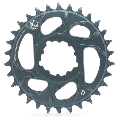 Sram AXS XX1 Eagle 12s DM 30T Chainring 3mm Offset Boost Lunar Grey