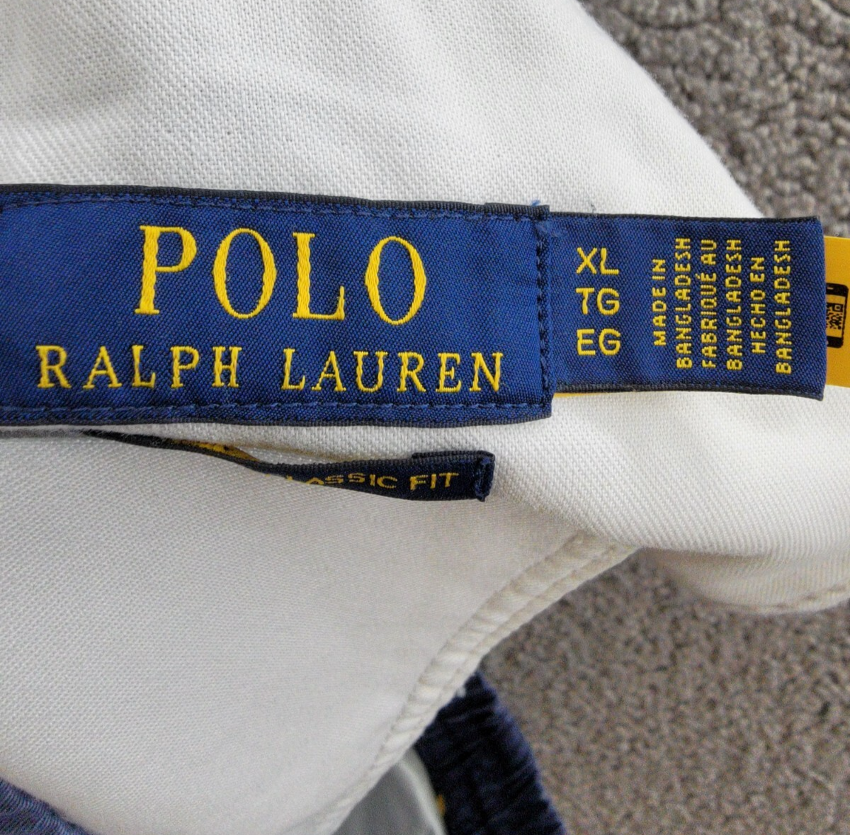 Polo Ralph Lauren 6-Inch Polo Prepster P-Wing Shorts Mens XL Navy Button Closure - Picture 11 of 18